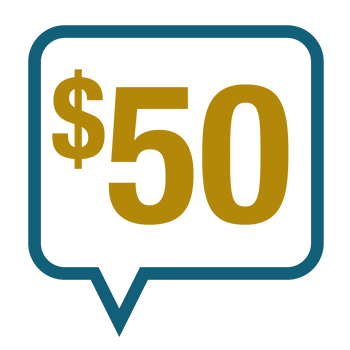 Refer a Friend $50 Graphic