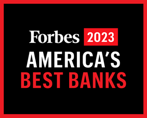 Forbes Americas Best Banks 2023 Logo
