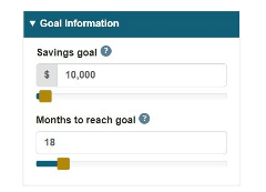 Savings Calculator Screenshot Mobile