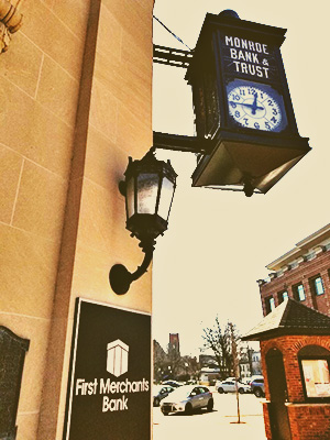 Monroe Bank and Trust Historic Clock