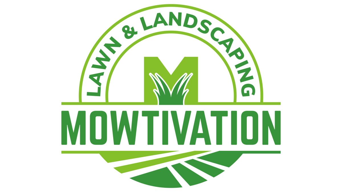 Graphic of Mowtivation Lawn Service Logo